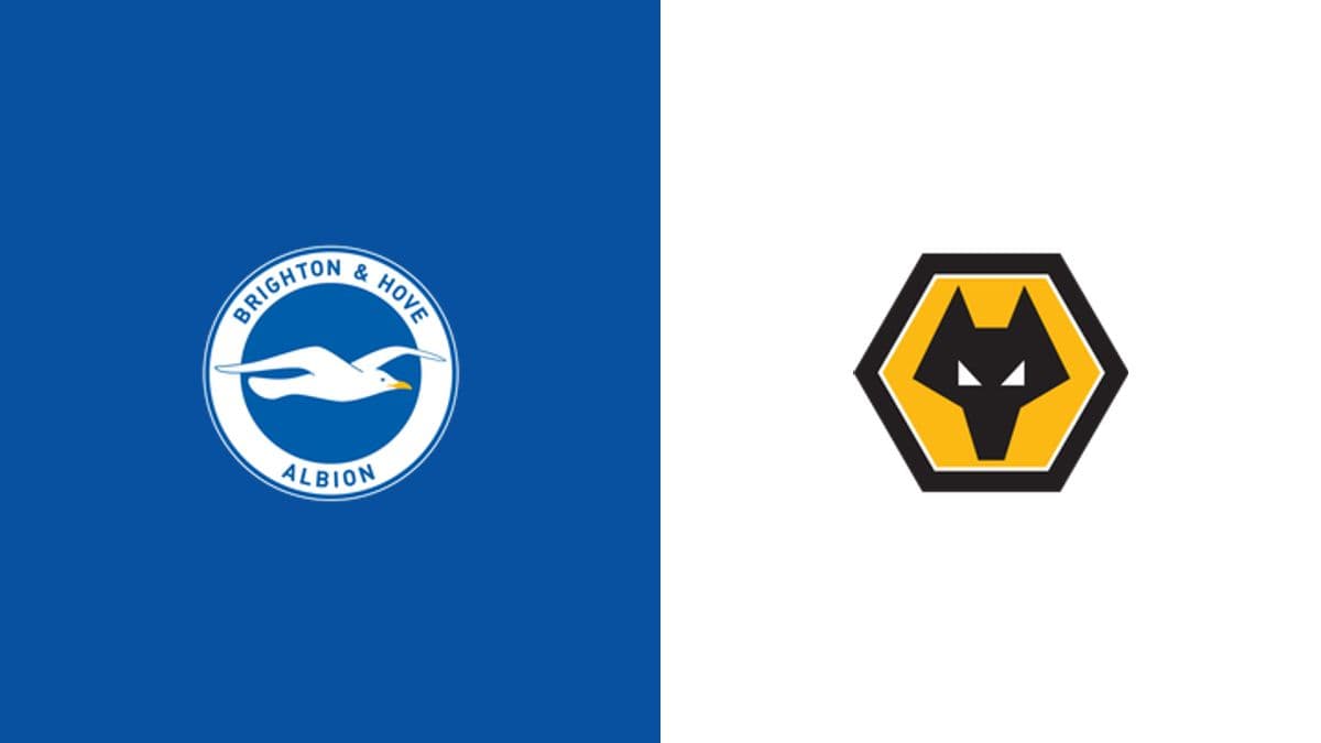 Logos de Brighton & Hove Albion et Wolverhampton