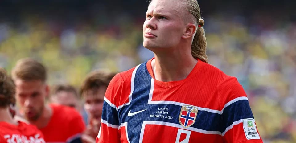Erling Haaland lors d'un match de football
