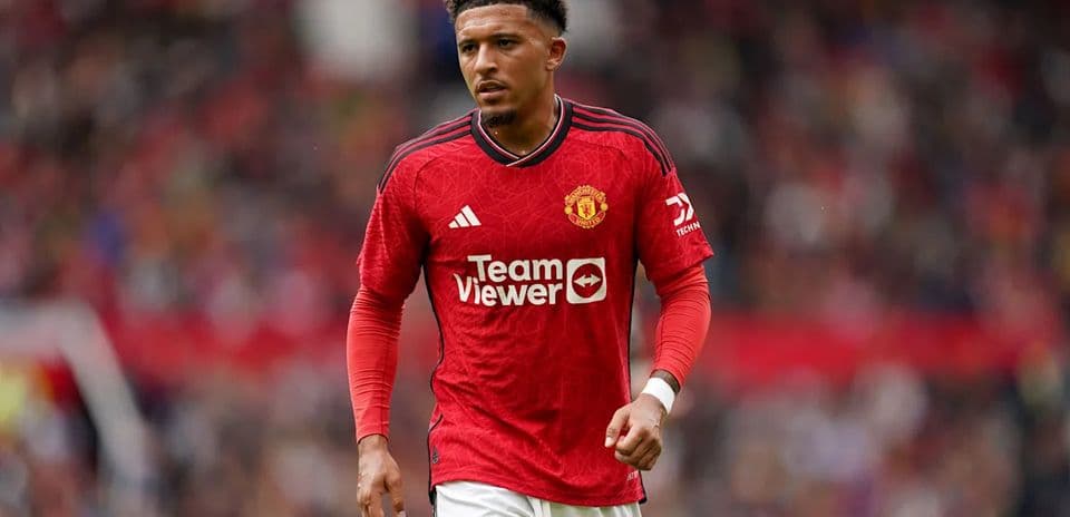 Joueur de Manchester United sur le terrain