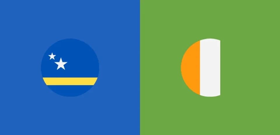 Drapeaux de Curaçao et de la Côte d'Ivoire