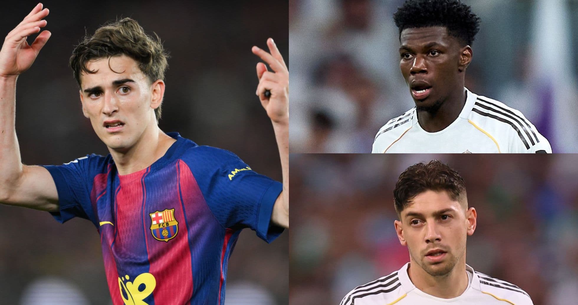 Trois joueurs de football en action sur le terrain