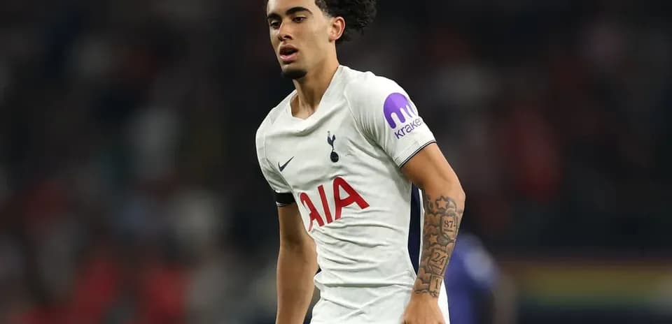 Joueur de Tottenham en action sur le terrain