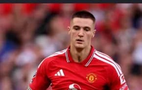 Joueur de Manchester United sur le terrain