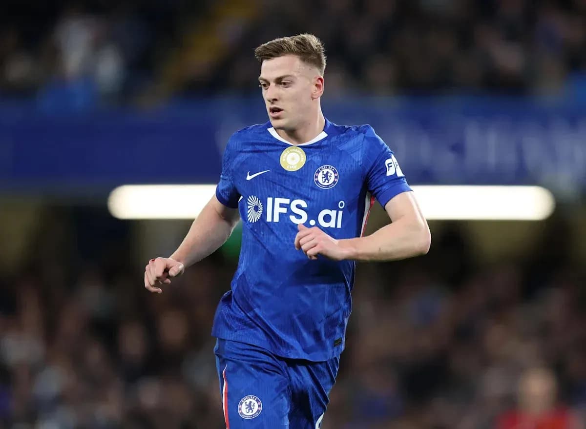 Joueur de Chelsea en action sur le terrain