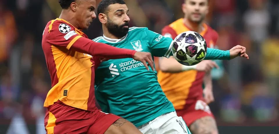 Mohamed Salah en action contre Galatasaray