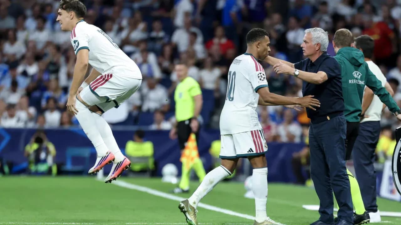 Joueur entrant sur le terrain lors d'un match