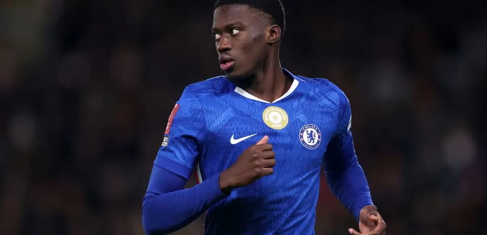 Joueur de Chelsea en action sur le terrain