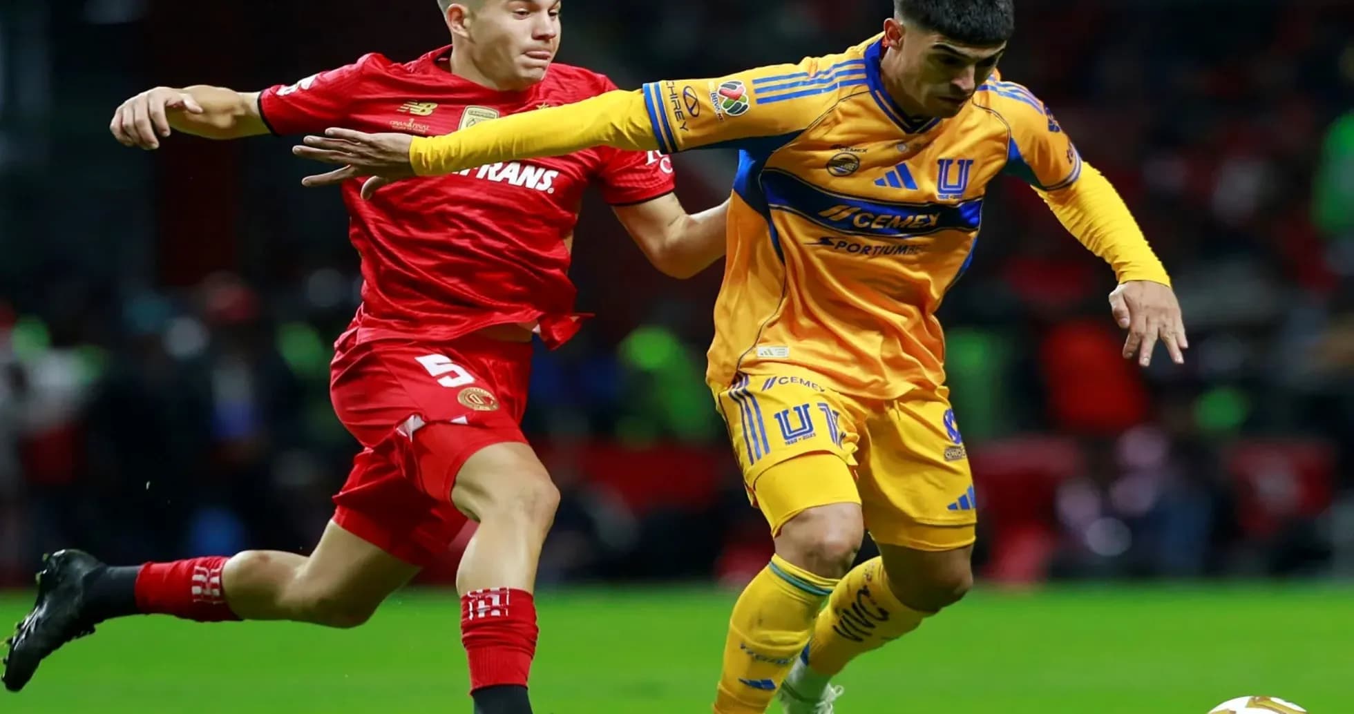 Deux joueurs en action lors du match