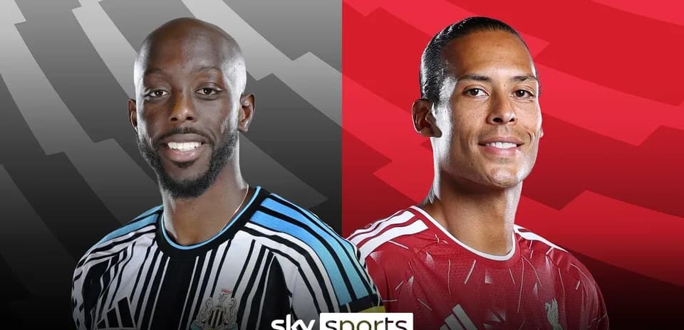 Joueurs de Newcastle et Liverpool en portrait