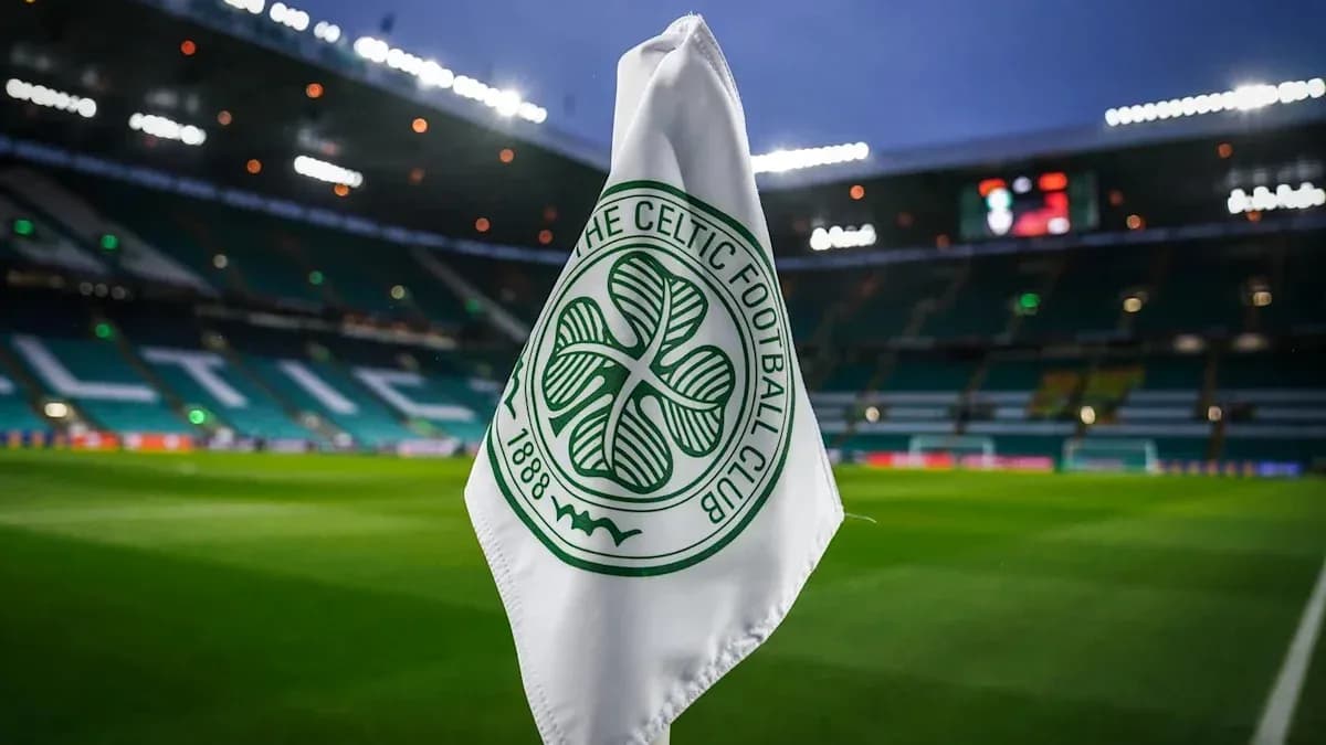 Drapeau du Celtic FC au stade Celtic Park