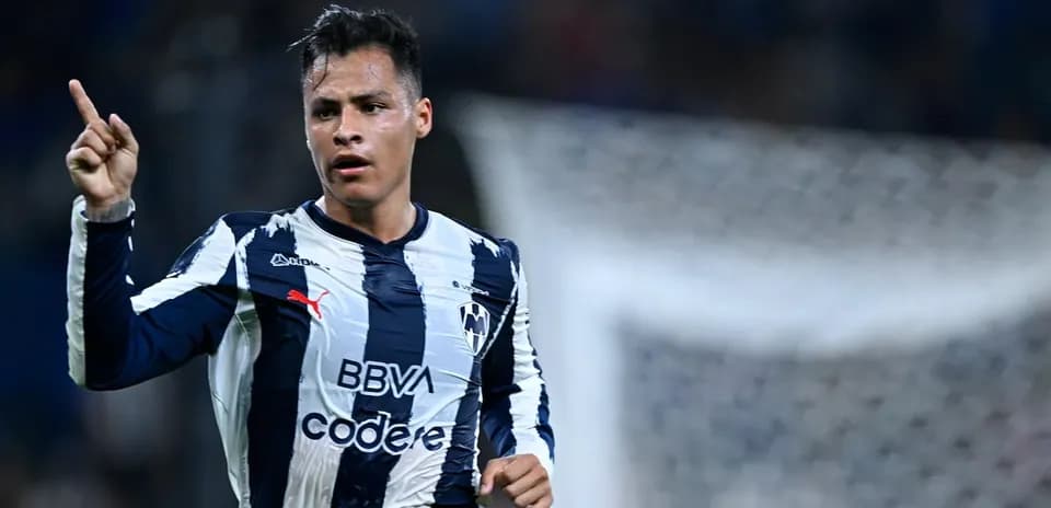 Joueur de Monterrey célébrant un but
