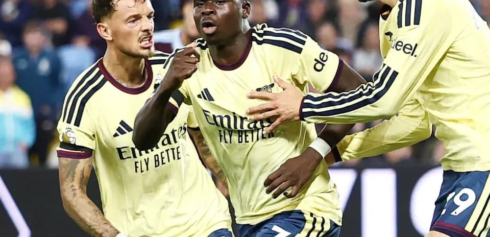Joueurs d'Arsenal célébrant un but