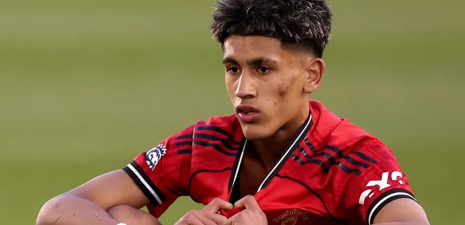 Joueur de Manchester United en action sur le terrain