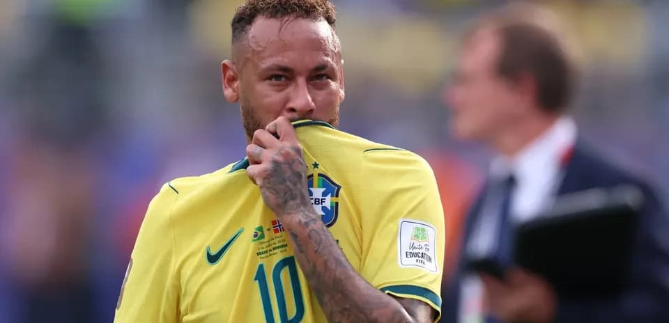 Joueur brésilien portant le maillot numéro 10