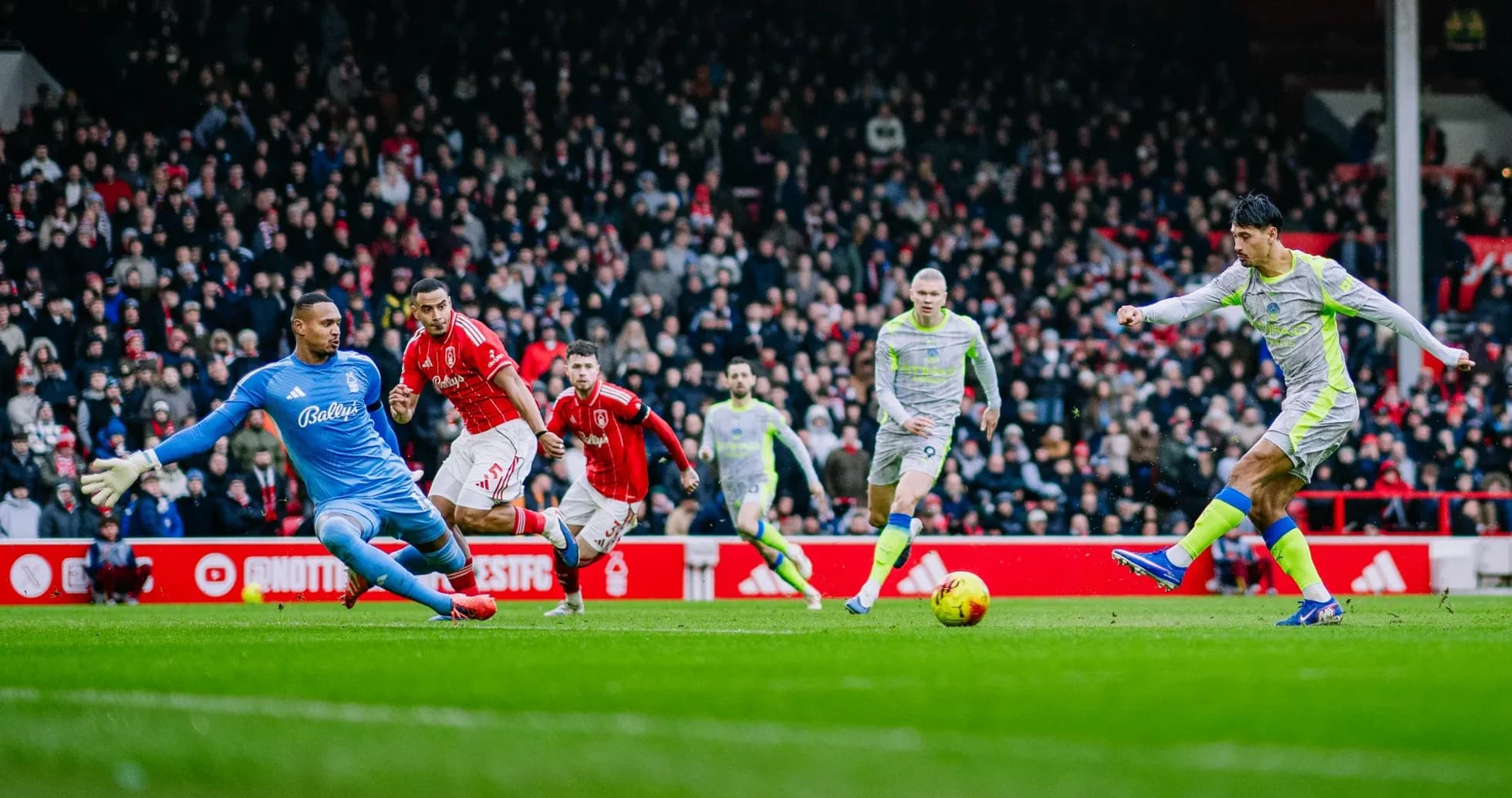 Manchester City concède un nul 2-2 contre Nottingham Forest
