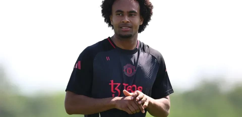 Joueur de Manchester United lors d'un entraînement