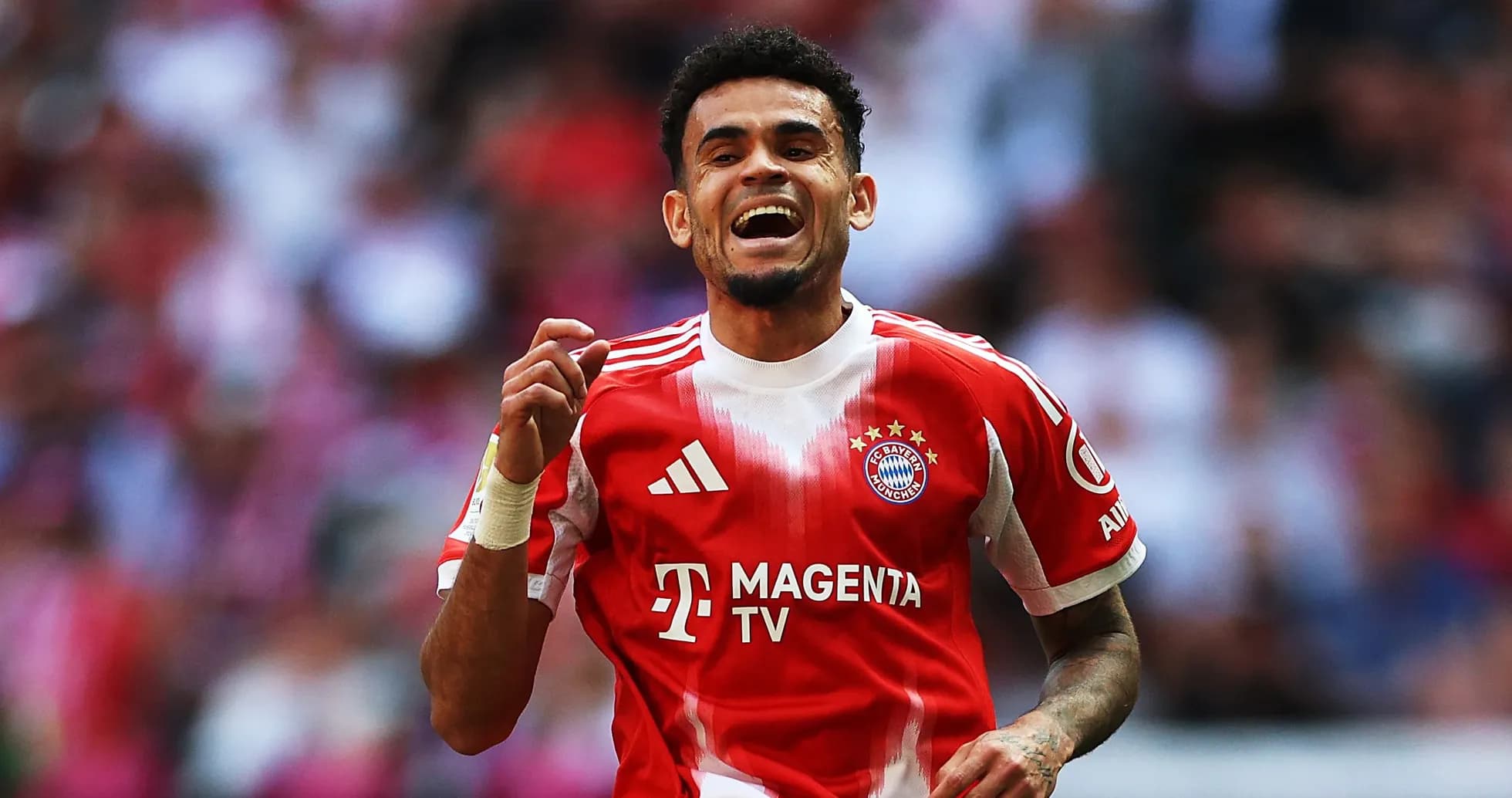 Joueur de Bayern Munich célébrant un but