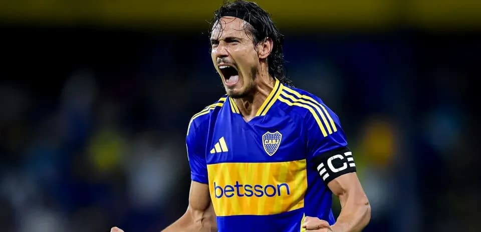 Joueur de Boca Juniors célébrant un but