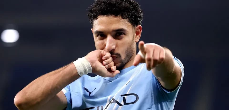 Joueur de Manchester City célébrant un but