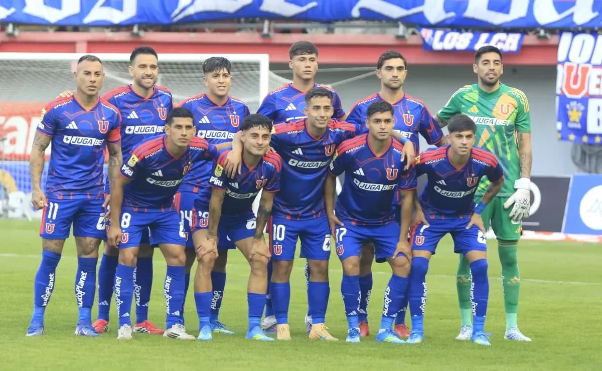 Équipe de l'Universidad de Chile en formation