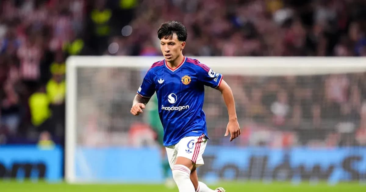 Joueur de Manchester United en action sur le terrain