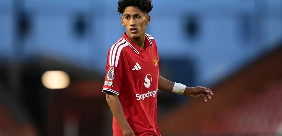 Joueur de Manchester United en action sur le terrain