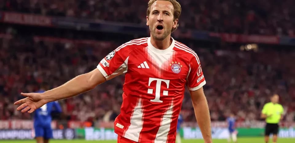 Joueur de Bayern célébrant un but au stade