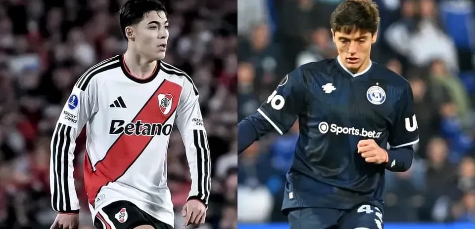 Joueurs de River Plate et Independ. Rivadavia