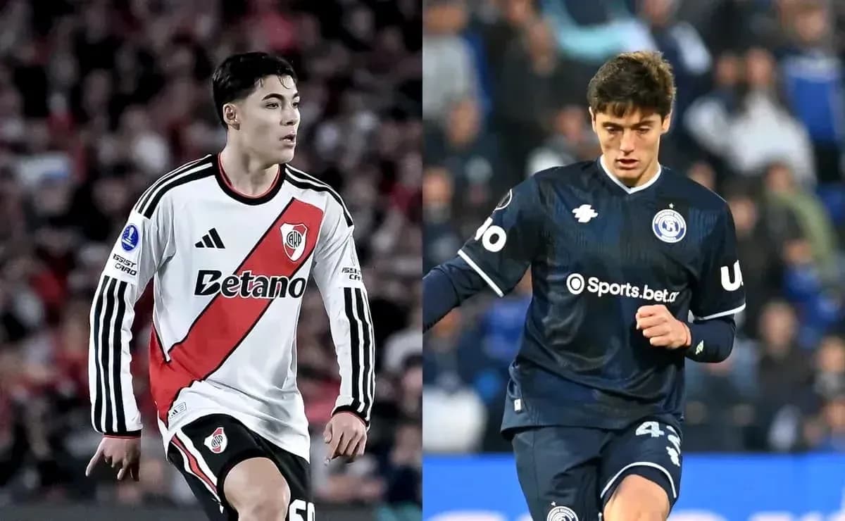 Joueurs de River Plate et Independ. Rivadavia