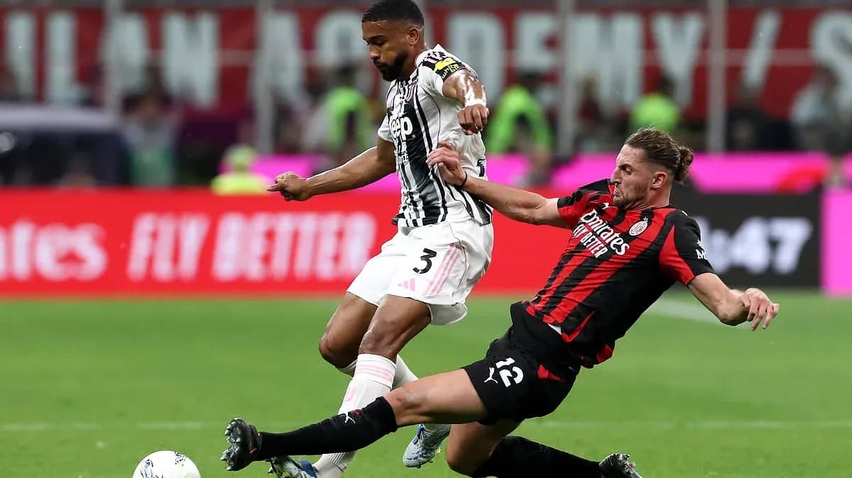 Deux joueurs en duel lors du match
