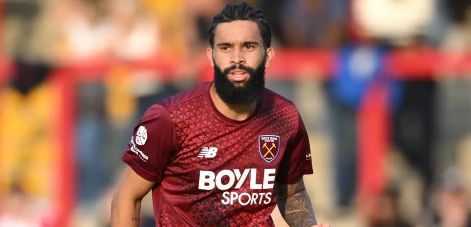 Joueur de West Ham United sur le terrain