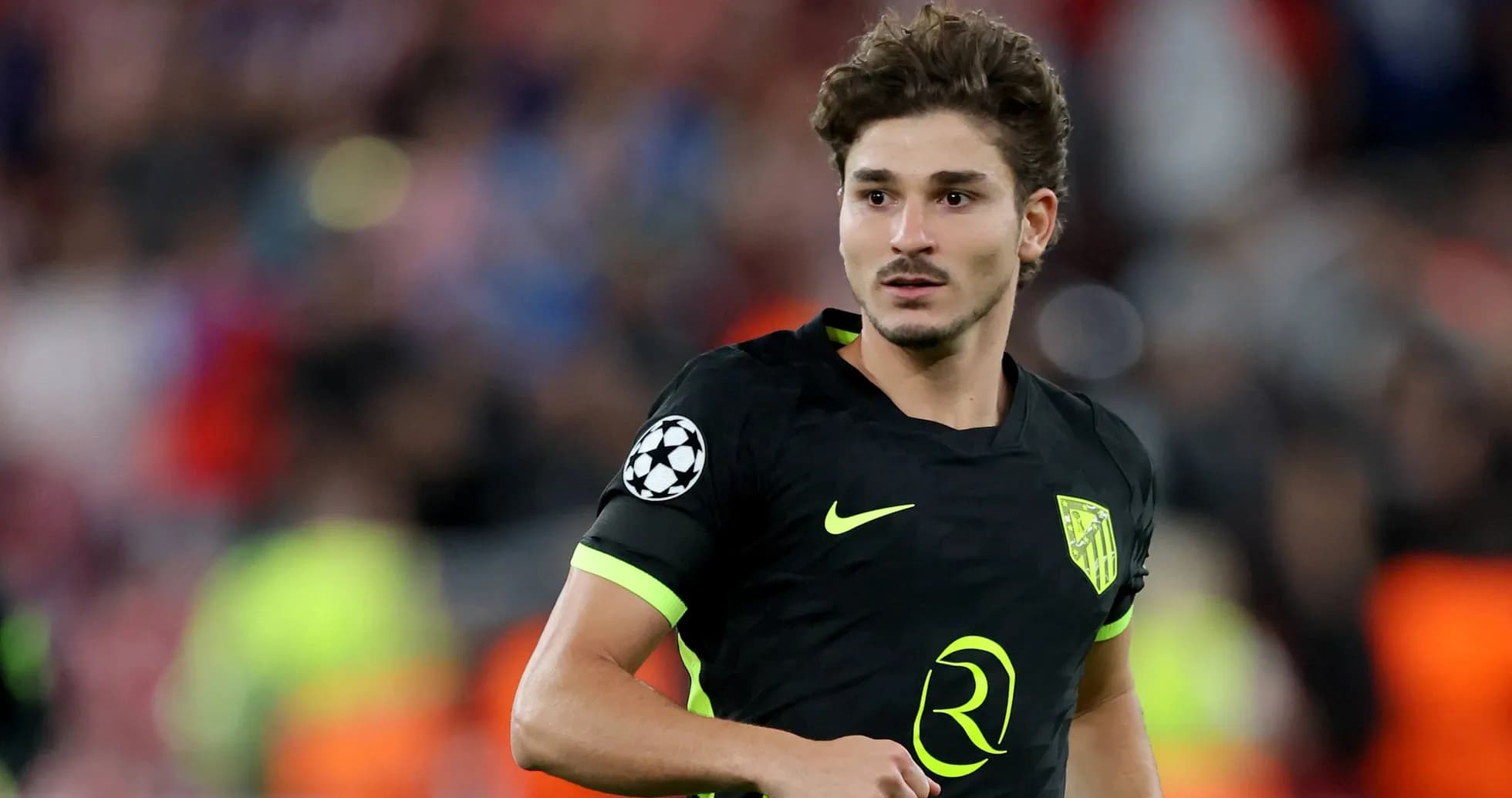 Joueur d'Atletico Madrid sur le terrain pendant un match