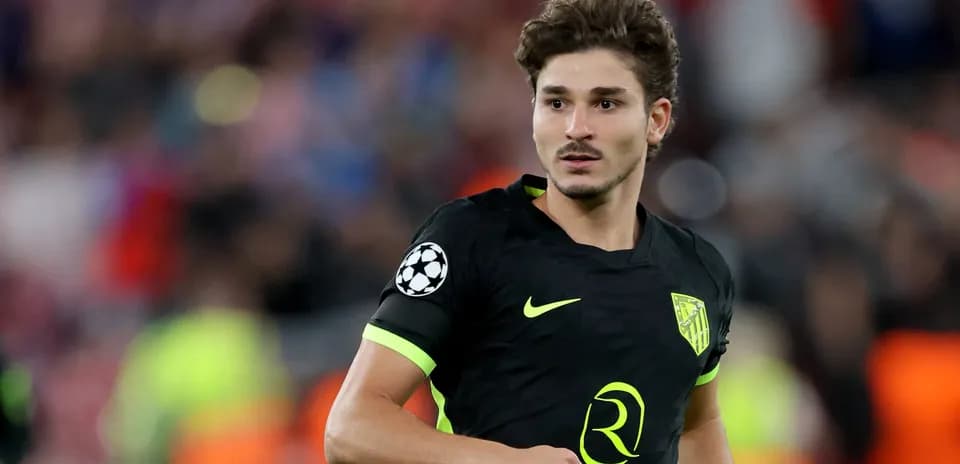 Joueur d'Atletico Madrid sur le terrain pendant un match