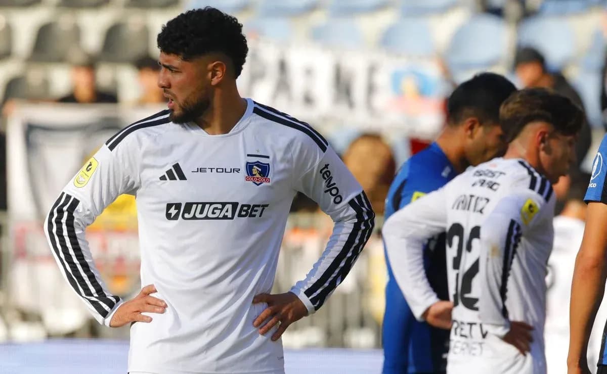 Joueur de Colo Colo lors du match contre Huachipato