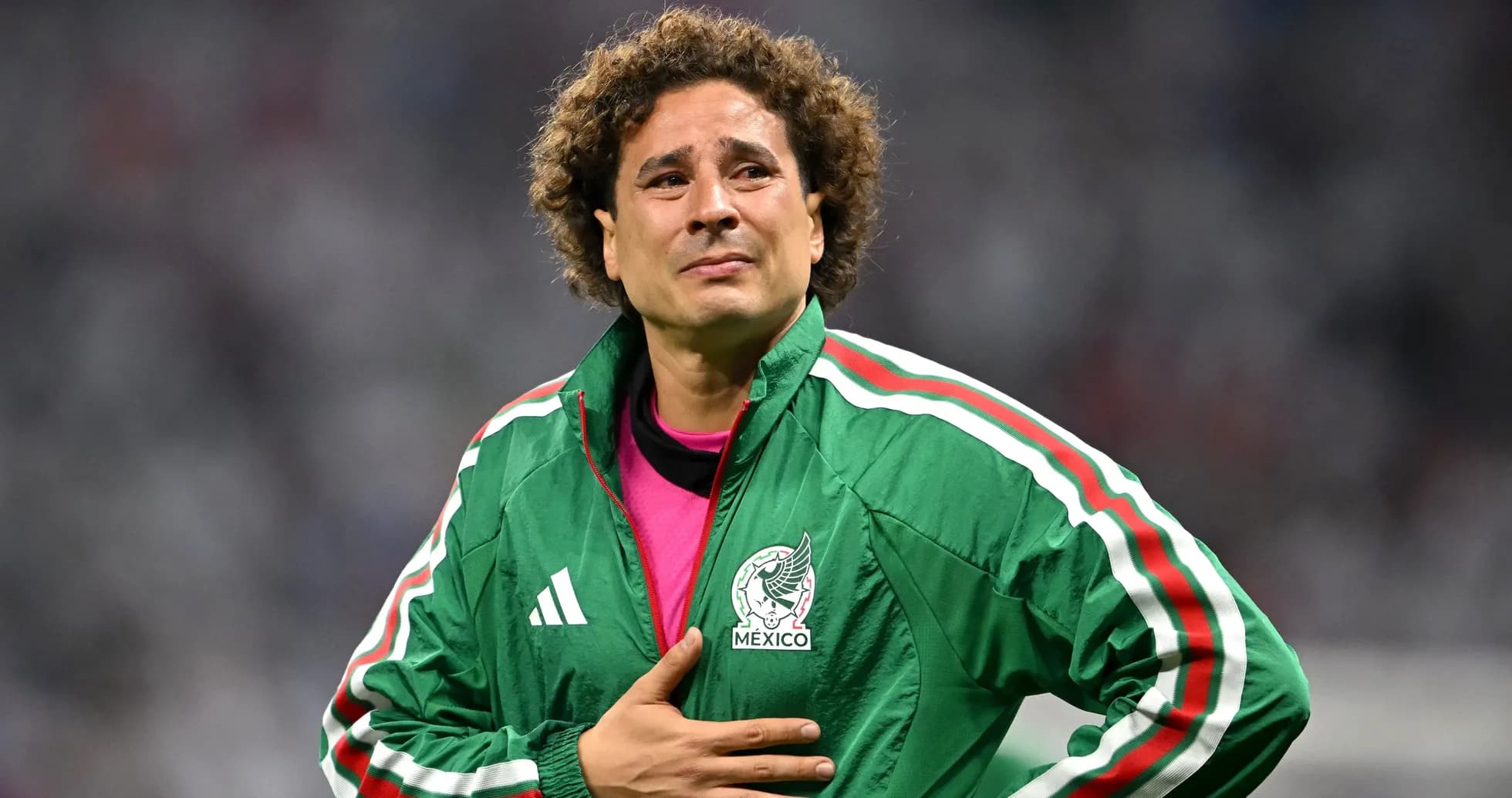 Gardien de but mexicain en tenue d'entraînement