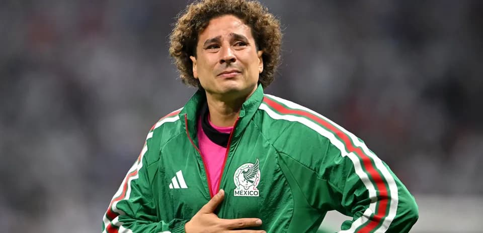 Gardien de but mexicain en tenue d'entraînement