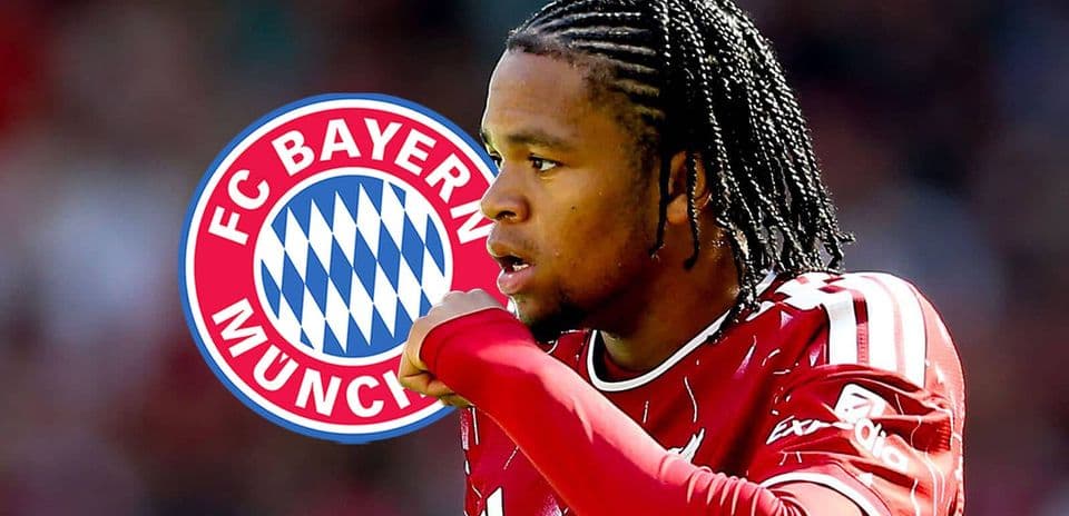 Joueur en maillot du Bayern Munich célébrant