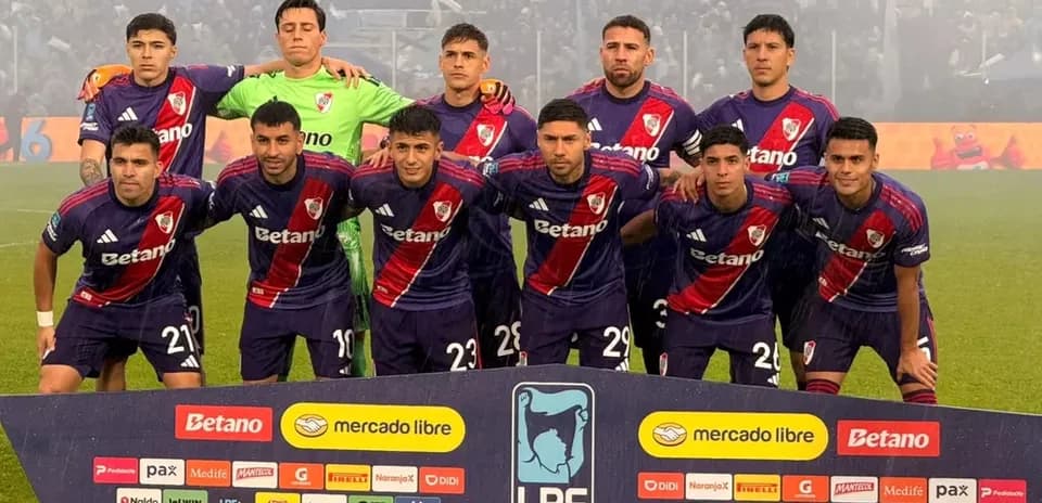 Équipe de River Plate avant le match