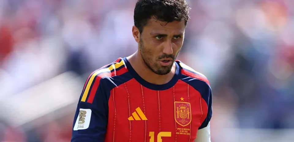 Joueur de l'Espagne en action sur le terrain