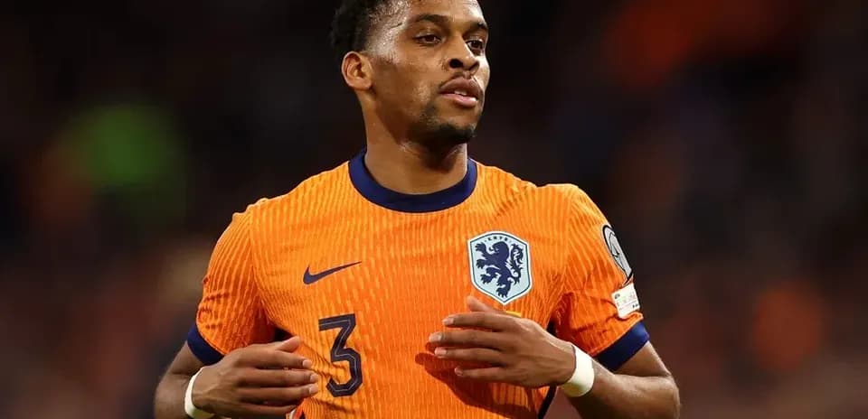Joueur néerlandais en maillot orange sur le terrain