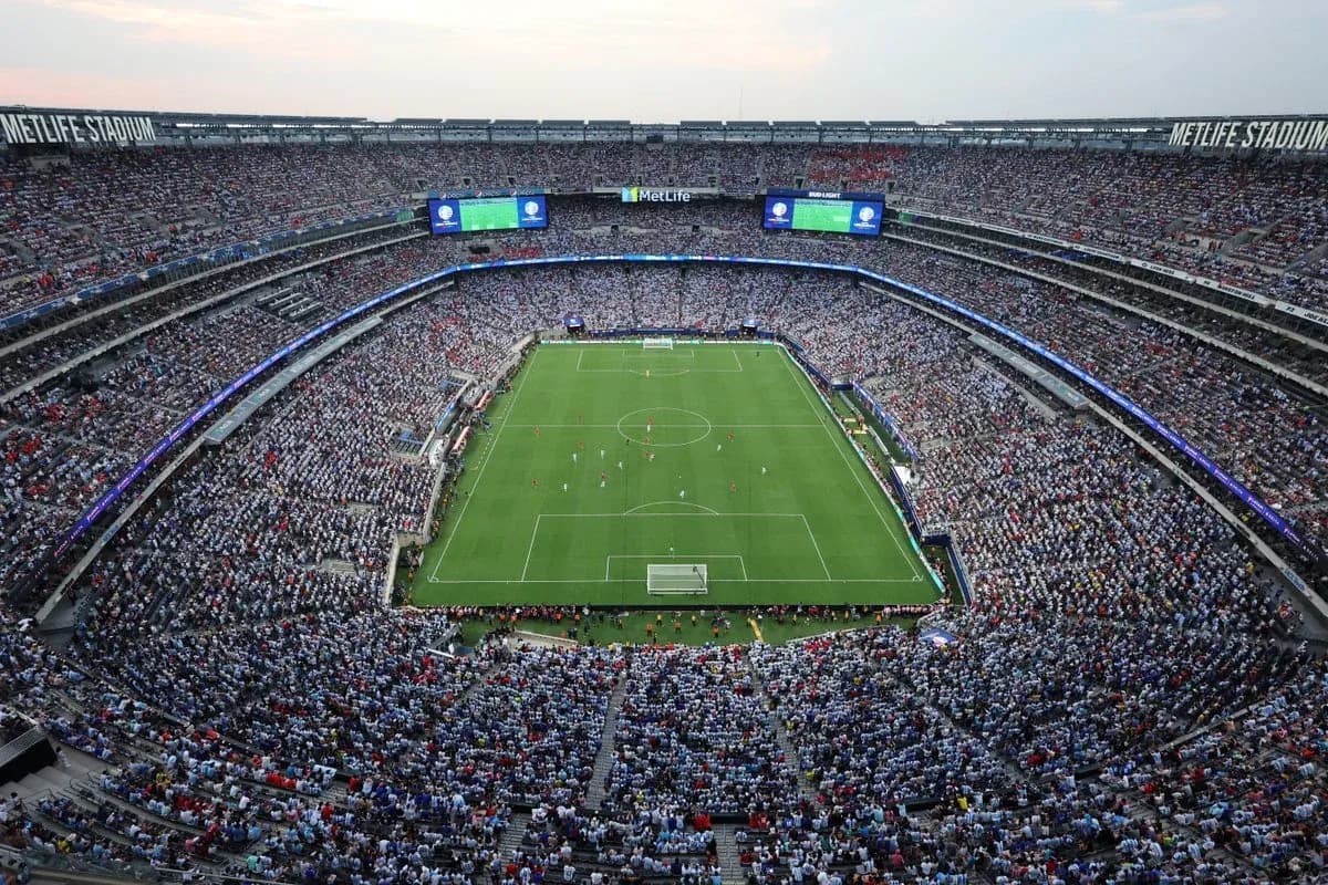 Vue d'ensemble d'un match au MetLife Stadium