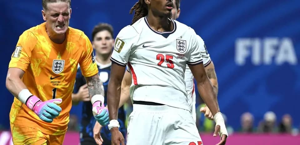 Joueurs anglais en action lors d'un match
