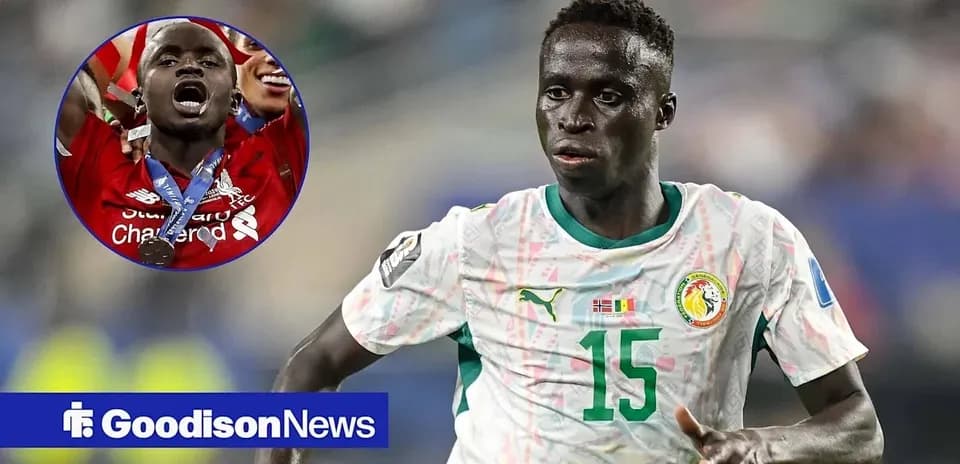 Joueur sénégalais en action sur le terrain