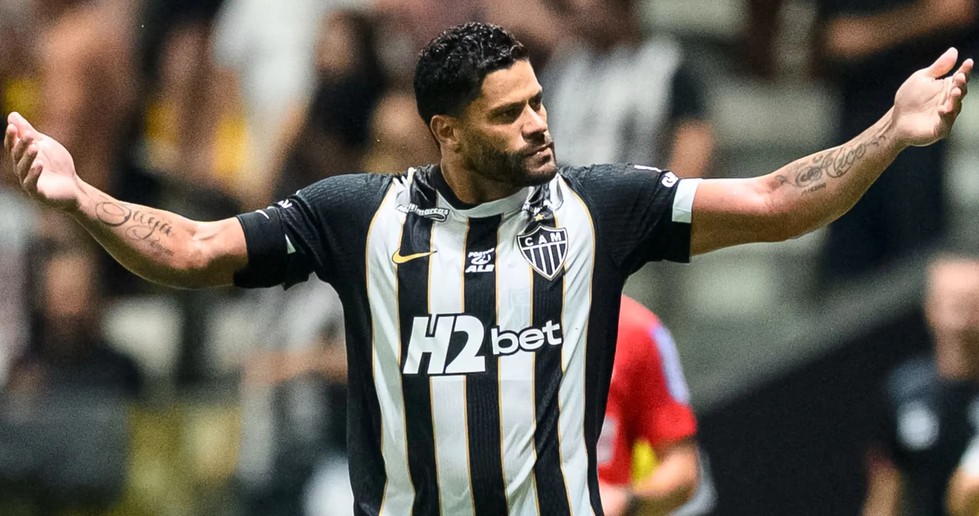 Joueur d'Atletico-MG célébrant un but