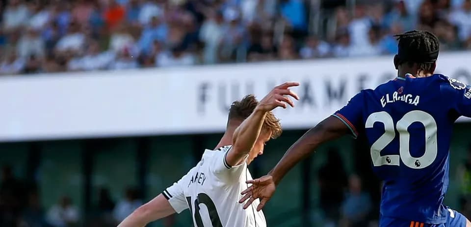 Joueurs en action pendant Fulham contre Newcastle