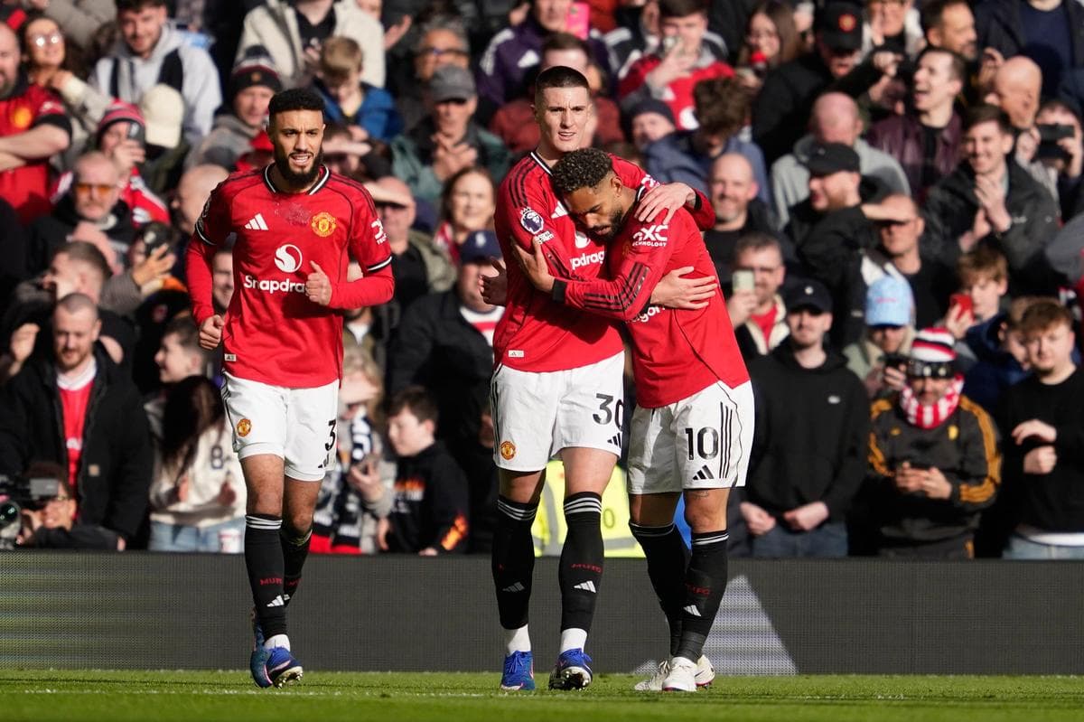 Manchester United domine Crystal Palace à Old Trafford