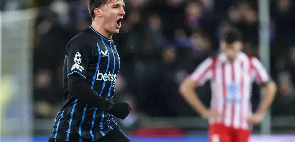 Joueur de Club Brugge célébrant un but