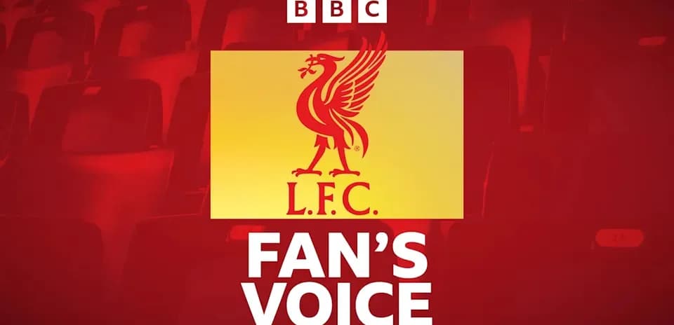 Logo de Liverpool FC avec texte 'Fan's Voice'