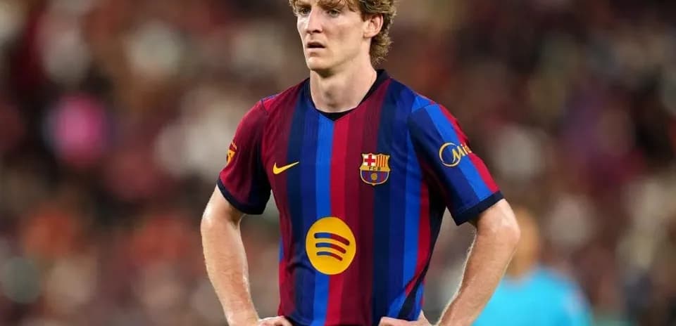 Joueur du FC Barcelone sur le terrain