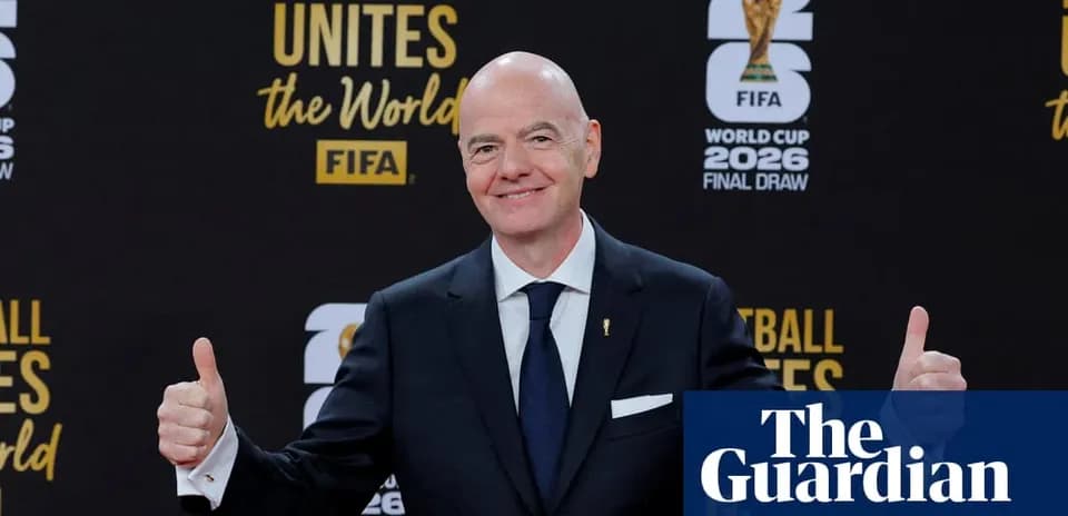 Président de la FIFA lors du tirage au sort